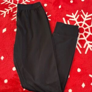 Lands' End Classic Black Leggings